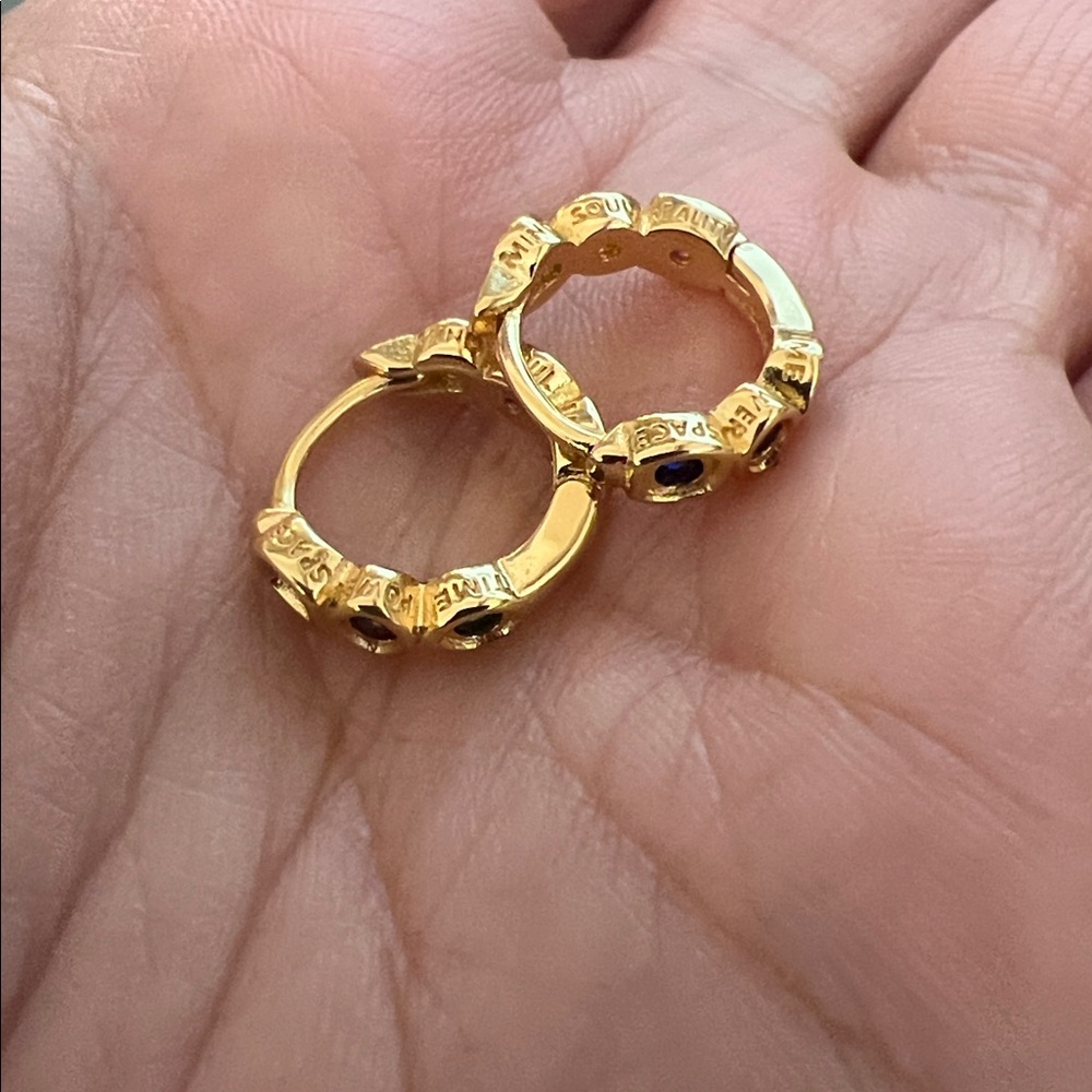 Pandora Marvel The Avengers Infinity Stones Hoop Earrings
